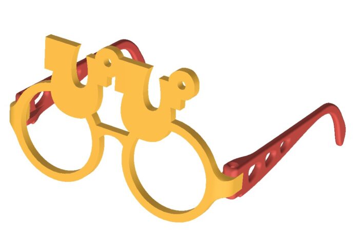 デザイナーと相談しながら作れる、オリジナル伊達めがね　ぴぴ