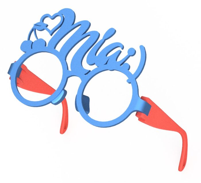 デザイナーと相談しながら作れる、オリジナル伊達めがね　mia