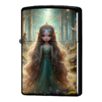 ロング髪の森の女王エルフジッポーライターZIPPO