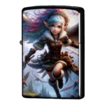 ドラゴンと共にエルフの物語ジッポーライターZIPPO