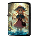 水の森にやってきたエルフがジッポーライターZIPPO