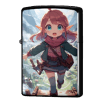 大慌てで洞窟へ向かうエルフジッポーライターZIPPO