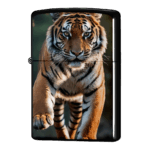 勇猛果敢に歩く虎のジッポーライターZIPPO