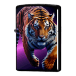 獰猛な虎の表情が強そうなジッポーライターZIPPO