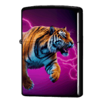 雷鳴とどろく虎のジッポーライタージッポーZIPPO