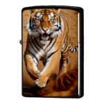 砂の上を走る虎ジッポーライターZIPPO