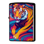 虎のイラストデザインジッポーライターZIPPO