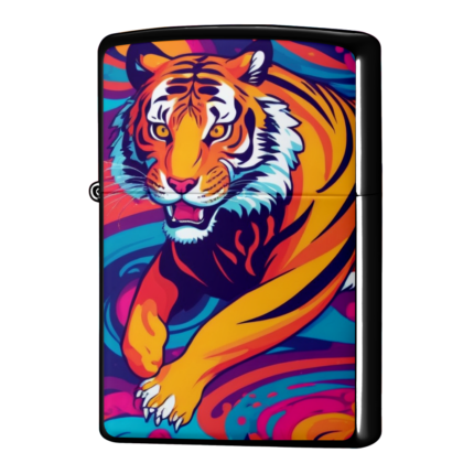 虎のイラストデザインジッポーライターZIPPO