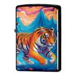 意気揚々とした虎のイラストジッポーライターZIPPO