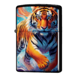 カッコイイ虎のイラストジッポーライターZIPPO