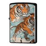 虎たちの和柄イラストデザインジッポーライターZIPPO