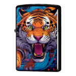 すごい迫力の虎イラストジッポーライターZIPPO