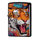 虎が牙をむいたオリジナルジッポーライターZIPPO