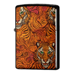 虎の絵巻デザインジッポーライターZIPPO
