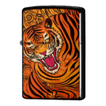 吼えるまんだら虎のジッポーライターZIPPO