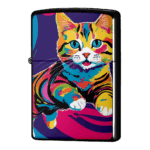 ジャンピングにゃんこイラストジッポーライターZIPPO