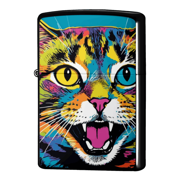 猫がモノ申す！にゃんこのジッポーライターZIPPO