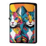 ２匹の猫が見つめるその先は？ジッポーライターZIPPO