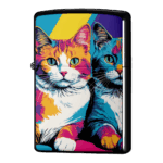 よろしくにゃんこのイラストジッポーライターZIPPO