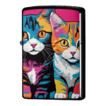 欲しがるかわいいにゃんこ猫のジッポーライターZIPPO