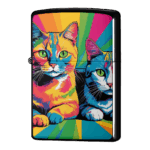 宝くじ当たったにゃんこのジッポーライターZIPPO