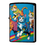 猫の運動会イラストジッポーライターZIPPO