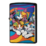おやすみにゃんころイラストジッポーライターZIPPO