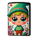 エルフの坊や・イラストジッポーライターZIPPO