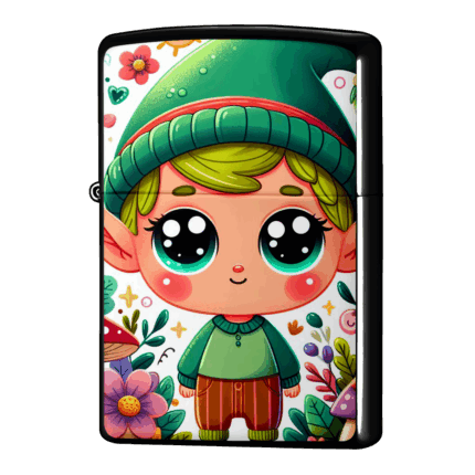 エルフの坊や・イラストジッポーライターZIPPO