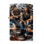 語り合うバイクライダージッポーライターZIPPO