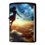 夕日のエルフは空を飛びジッポーライターZIPPO