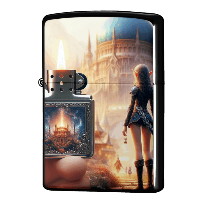 エルフの帰還ファンタジージッポーライターZIPPO
