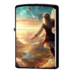 エルフとドラゴンの空中戦ジッポーライターZIPPO