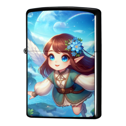 エルフの魔法は空を飛ぶアニメジッポーライターZIPPO