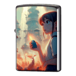 ふと少女は火をつけたファンタジージッポーライターZIPPO