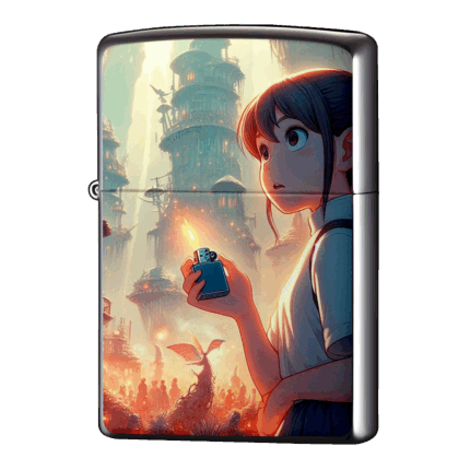ふと少女は火をつけたファンタジージッポーライターZIPPO