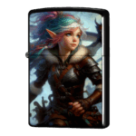 未来のために闘うエルフの物語ジッポーライターZIPPO