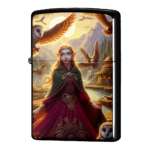 ふくろうと共にあらんことをエルフジッポーライターZIPPO