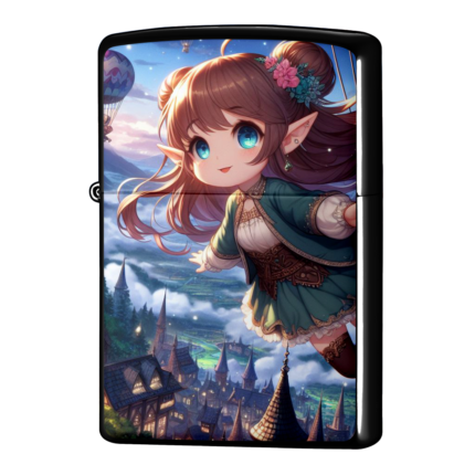 空飛ぶエルフの冒険ファンタジーアニメジッポーライターZIPPO