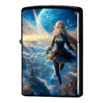 エルフと青い星ジッポーライターZIPPO