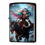 ドラゴンを召し使えたエルフの物語ジッポーライターZIPPO