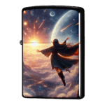 流れ星シューティングスターエルフは空を飛びジッポーライターZIPPO