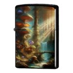 エルフの森はキノコが多い朝ジッポーライターZIPPO