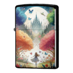 エルフの四季がファンタジーイラストジッポーライターZIPPO