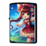 幸運を呼ぶエルフのストーリーアニメジッポーライターZIPPO