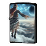 惑星を見つめるエルフジッポーライターZIPPO