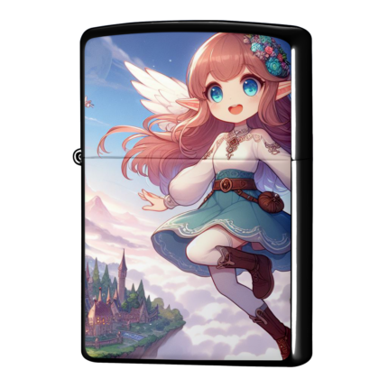 ルンルン気分のエルフアニメジッポーライターZIPPO