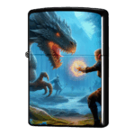ドラゴンと闘うバトルエルフ・ジッポーライターZIPPO