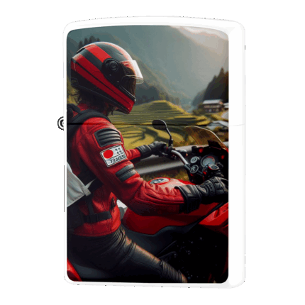 棚田が見えるツーリングライダージッポーライターZIPPO