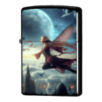 空を自由に飛ぶエルフジッポーライターZIPPO